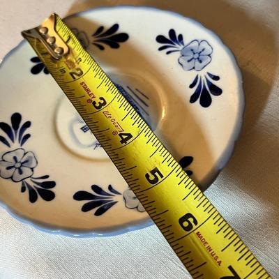 6 Piece Lot Vintage Dutch & Polish Pottery Collectibles - Delft, Royal Mossa