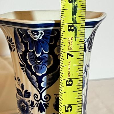 6 Piece Lot Vintage Dutch & Polish Pottery Collectibles - Delft, Royal Mossa