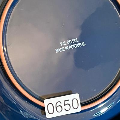 Portugese Val Do Sol Ceramic Dinnerware Lot of 14 Pieces