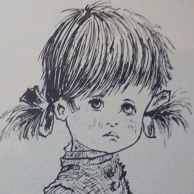 " Girls Best Friend", Original sketch artist Sidney Dushan