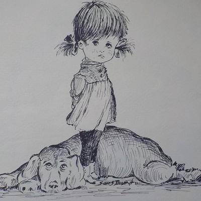 " Girls Best Friend", Original sketch artist Sidney Dushan