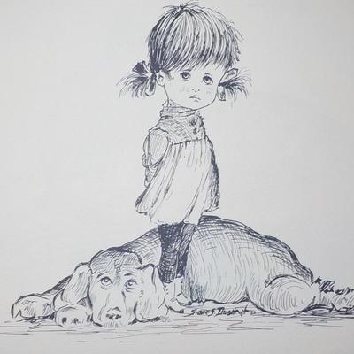 " Girls Best Friend", Original sketch artist Sidney Dushan