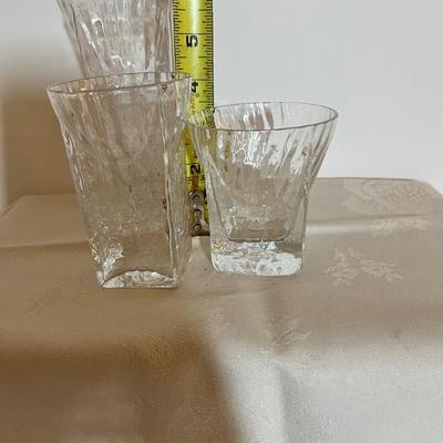 Lot of 15 Vintage MCM Textured Glassware - Libby St. Regis?