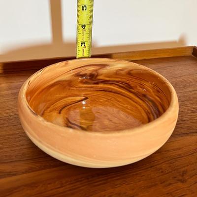 MCM Vintage Teak and Pottery Lot - Haas Pottery, Dolphin Teak