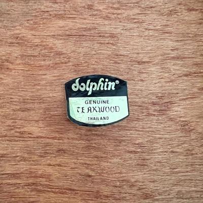 MCM Vintage Teak and Pottery Lot - Haas Pottery, Dolphin Teak