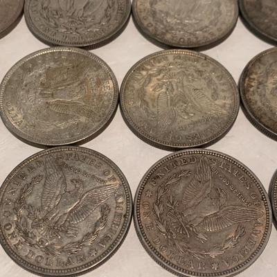 HUGE LOT 18 Morgan Silver Dollars (1921) C015