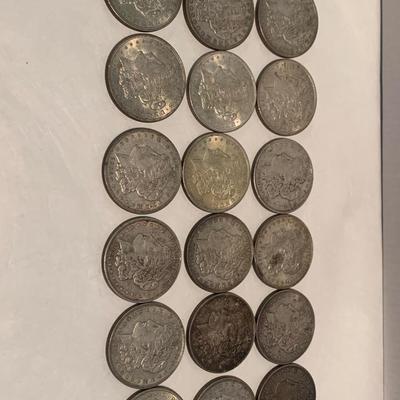 HUGE LOT 18 Morgan Silver Dollars (1921) C015