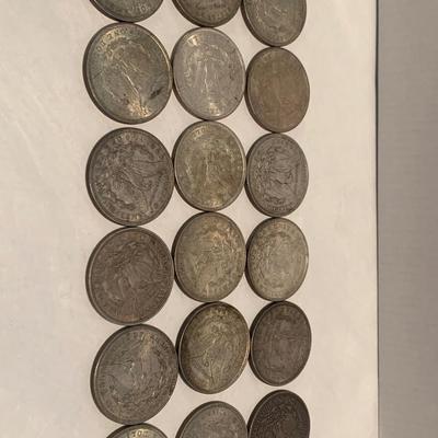 HUGE LOT 18 Morgan Silver Dollars (1921) C015
