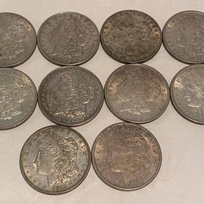 Large Lot 1921 Morgan Silver Dollars C019