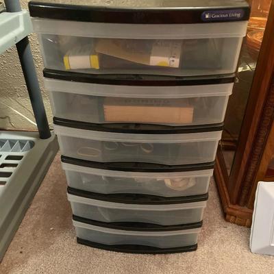 Storage cabinet with everything in it