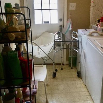 Utility room, geriatric supplies