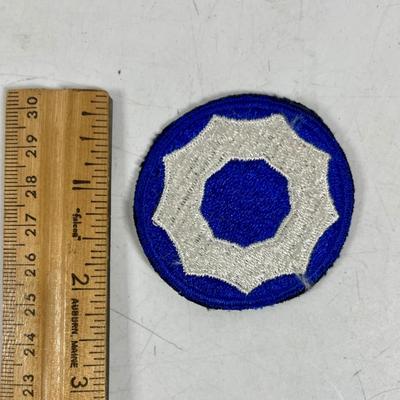 US Army WWII 9th Service Command Patch