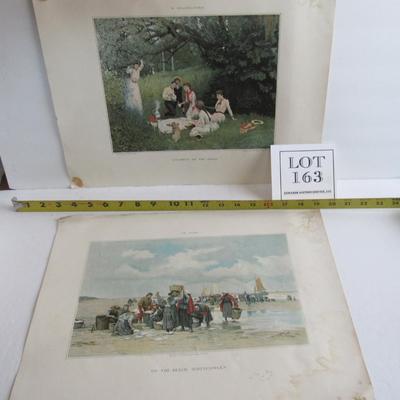 2 Large Vintage Prints