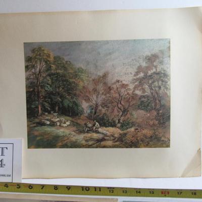 3 Vintage Scenic Prints