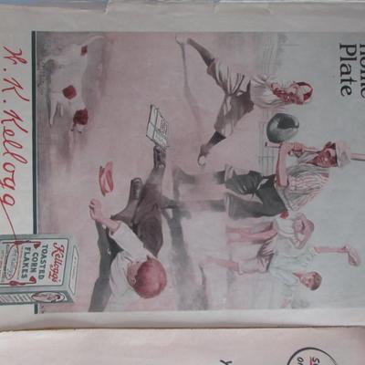 Lot of 4 Large Vintage Magazine Ads For Kelloggs, Campbells, JC Penny