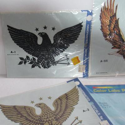 Older Decals and Iron-On Transfers, Unused