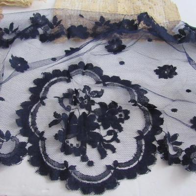 Lot of Smaller Size Fancywork and Vintage Lace Rolls