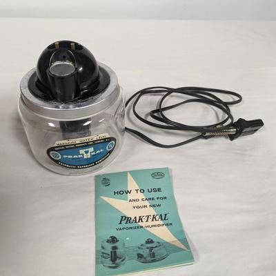 Vintage PRAK T KAL Vaporizer Humidifier Model Number 652