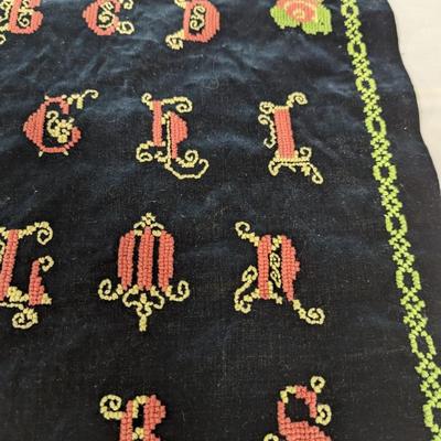 Vintage Embroidered Alphabet