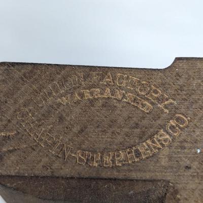 Antique Round Molding Plane By Chapin Stephens Union Factory Warranted