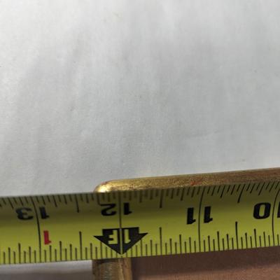 Antique Japanese Framed Block Print Artwork 12 1/4" x 17 1/4"