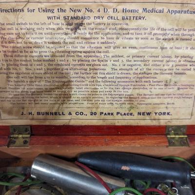 The Electropathic Home Medical Apparatus Device