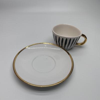 Glass Tea Cup with Glass Plate