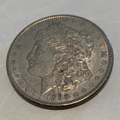 1890 Morgan Silver Dollar C025