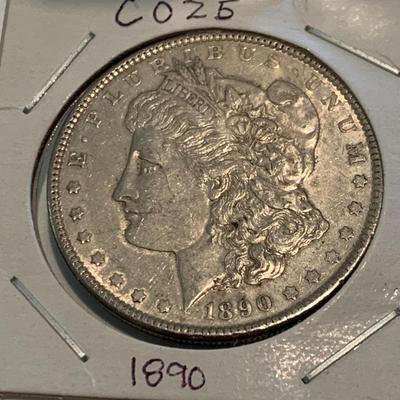 1890 Morgan Silver Dollar C025