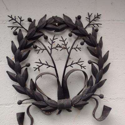 Vintage Wrought Metal Wreath