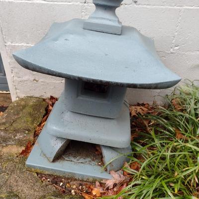 Concrete Pagoda Garden Statuette Choice C