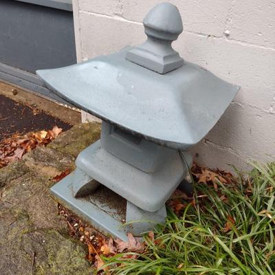 Concrete Pagoda Garden Statuette Choice C