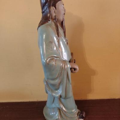 Vintage Ceramic Chinese Elder Statuette