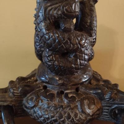 Metal Dragon Theme Incense Pot Choice A