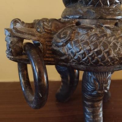 Metal Dragon Theme Incense Pot Choice A