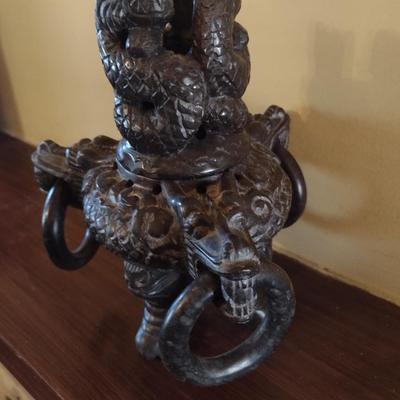 Metal Dragon Theme Incense Pot Choice A