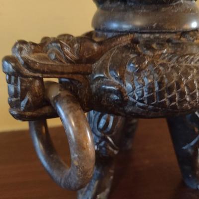 Metal Dragon Theme Incense Pot Choice B