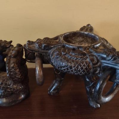 Metal Dragon Theme Incense Pot Choice B