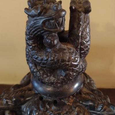 Metal Dragon Theme Incense Pot Choice B