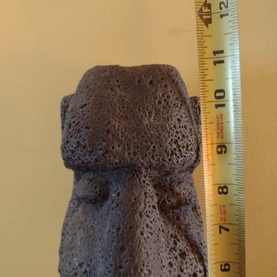 Vintage Tiki Head Chalkware Statue