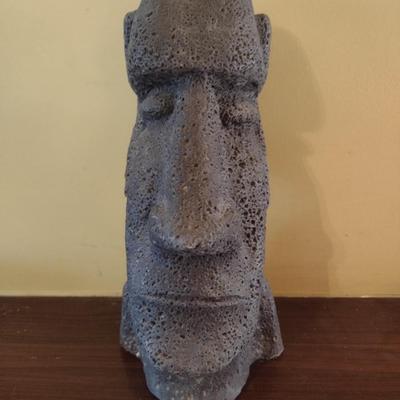 Vintage Tiki Head Chalkware Statue