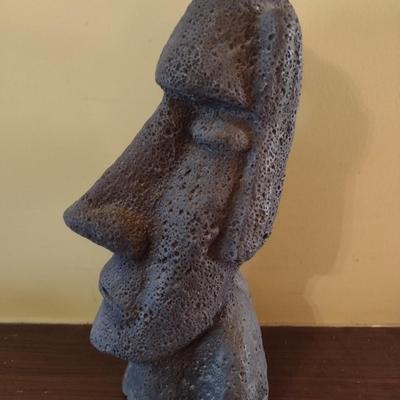 Vintage Tiki Head Chalkware Statue