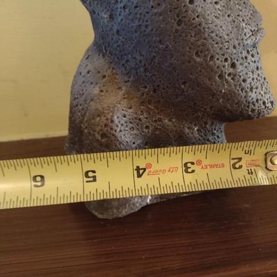 Vintage Tiki Head Chalkware Statue