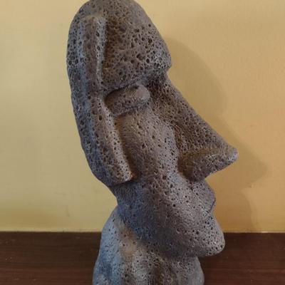 Vintage Tiki Head Chalkware Statue