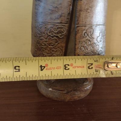 Chinese Elder Chalkware Statuette