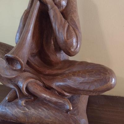 Vintage Leonardo Art Flute Player