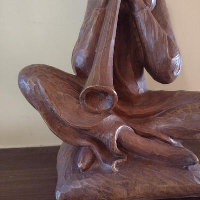 Vintage Leonardo Art Flute Player