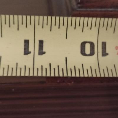 Vintage Burlwood Case West German Howard Miller 2 Jewel Mantel Clock