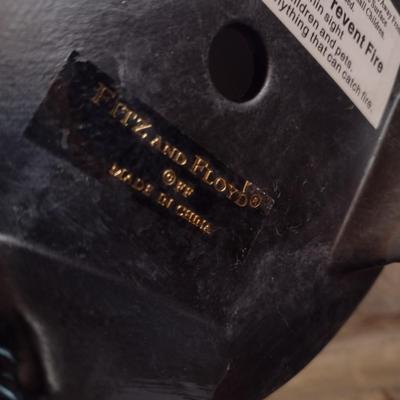 Set of Three Fitz and Floyd Ceramic Candlestick Holders