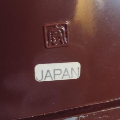 Metal Four Panel Japanese Decorative Vase